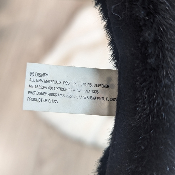 Disney Minnie Mouse Faux Fur Vest Little Girl Size 4 & Mouse Ears - Picture 16 of 16